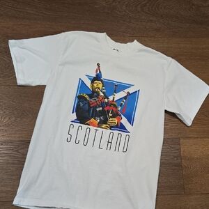 VINTAGE PRINCESS CRUISES SCOTLAND GRAPGIC SINGLE STITCH TSHIRT..SIZE XL.   #7748